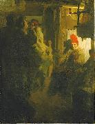 Anders Zorn Dance in Gopsmor France oil painting artist